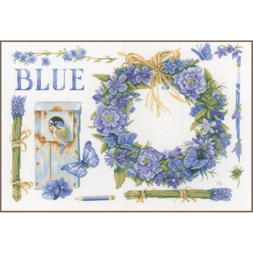 lanarte Kit au point compté Guirlande de lavande