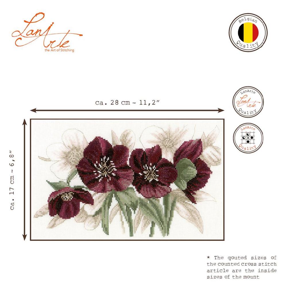 Lanarte Kit Au Point Compté Hellebores
