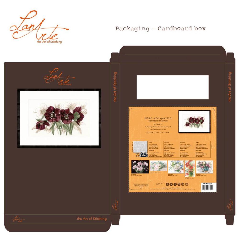 Lanarte Kit Au Point Compté Hellebores