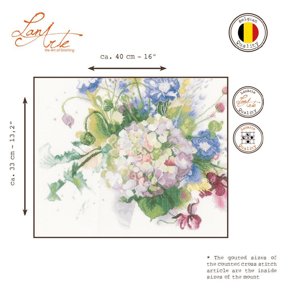 Lanarte Kit Au Point Compté Hortensia