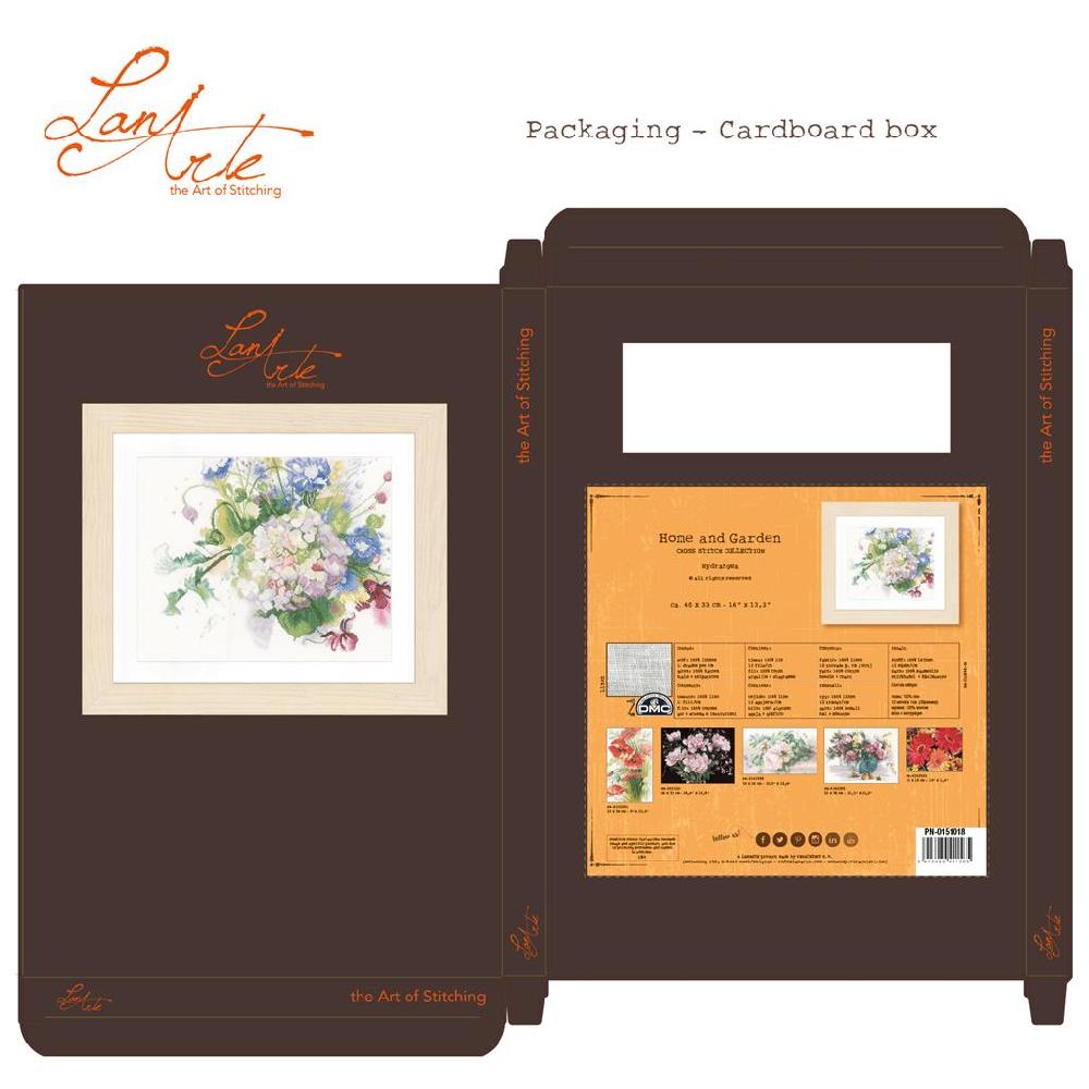 Lanarte Kit Au Point Compté Hortensia