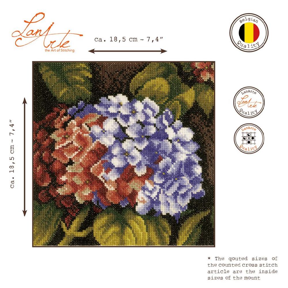 Lanarte Kit Au Point Compté Hortensia
