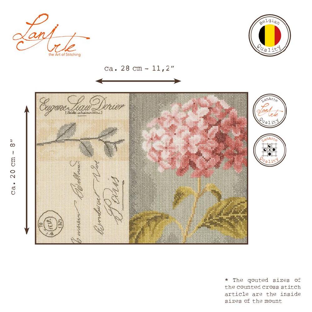 Lanarte Kit Au Point Compté Hortensia