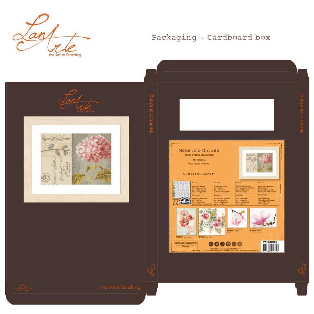 Lanarte Kit Au Point Compté Hortensia