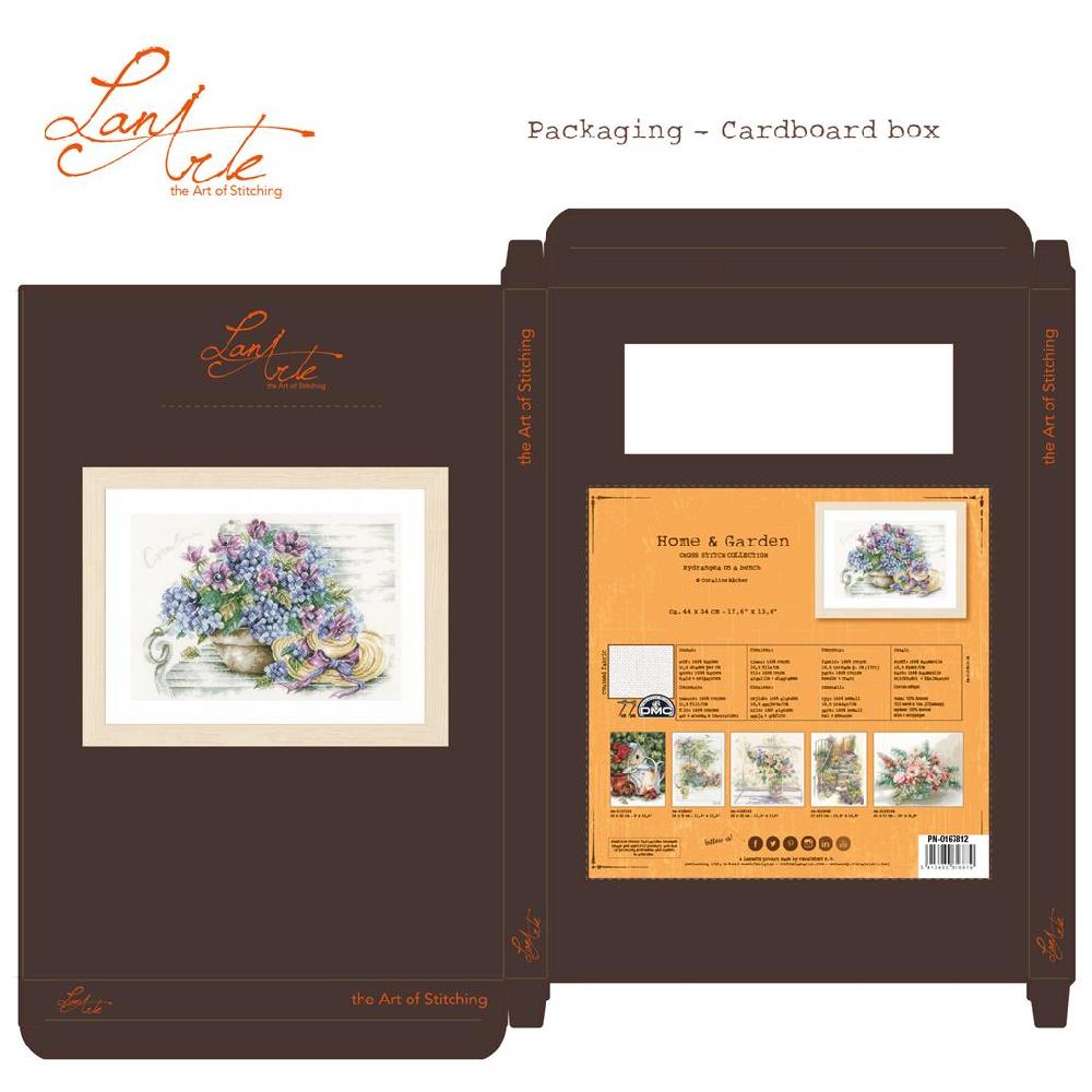 Lanarte Kit Au Point Compté Hortensias