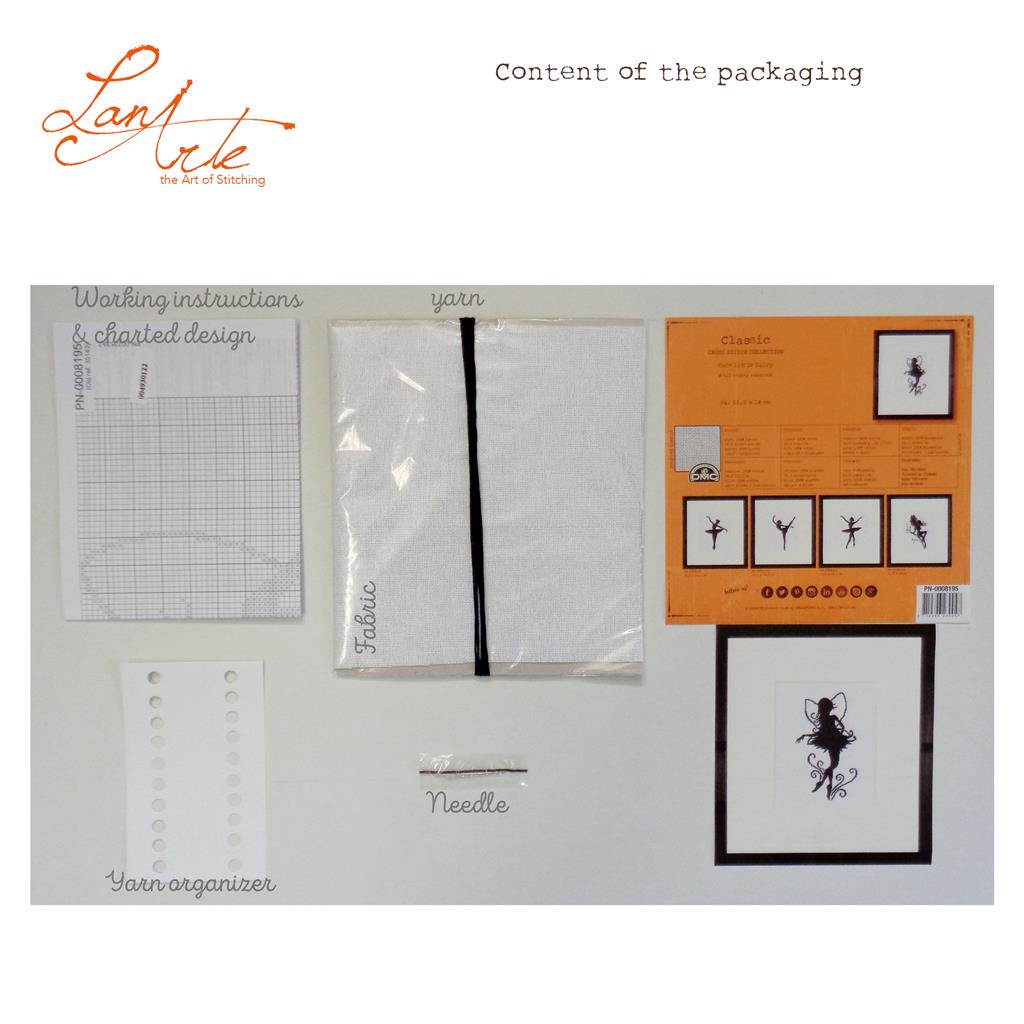 Lanarte Kit Au Point Compté Jolie Petite Fée