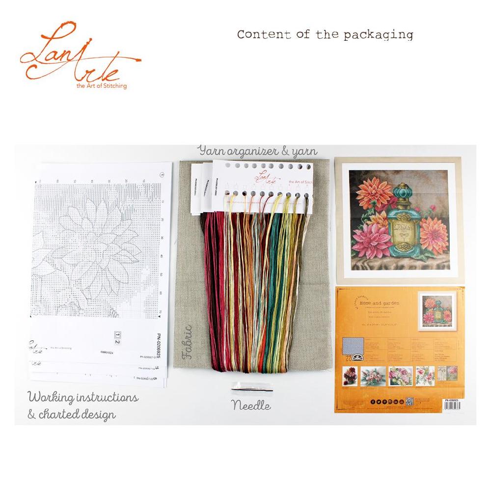 Lanarte Kit Au Point Compté Le Parfum Du Dahlia