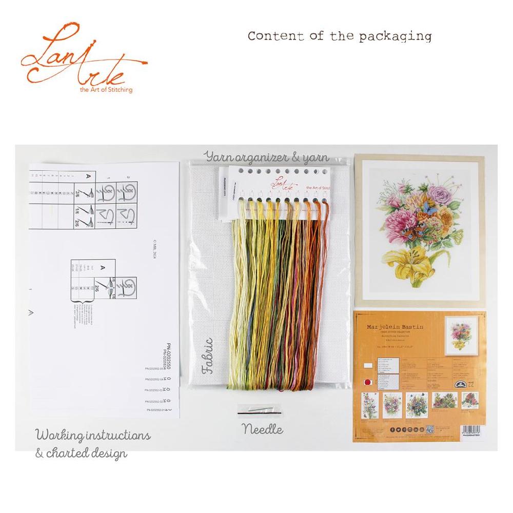 Lanarte Kit Au Point Compté Les Papillons Préférés