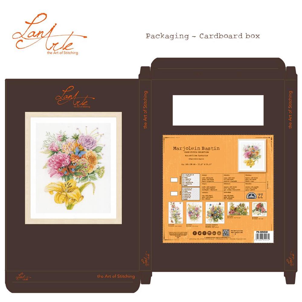 Lanarte Kit Au Point Compté Les Papillons Préférés