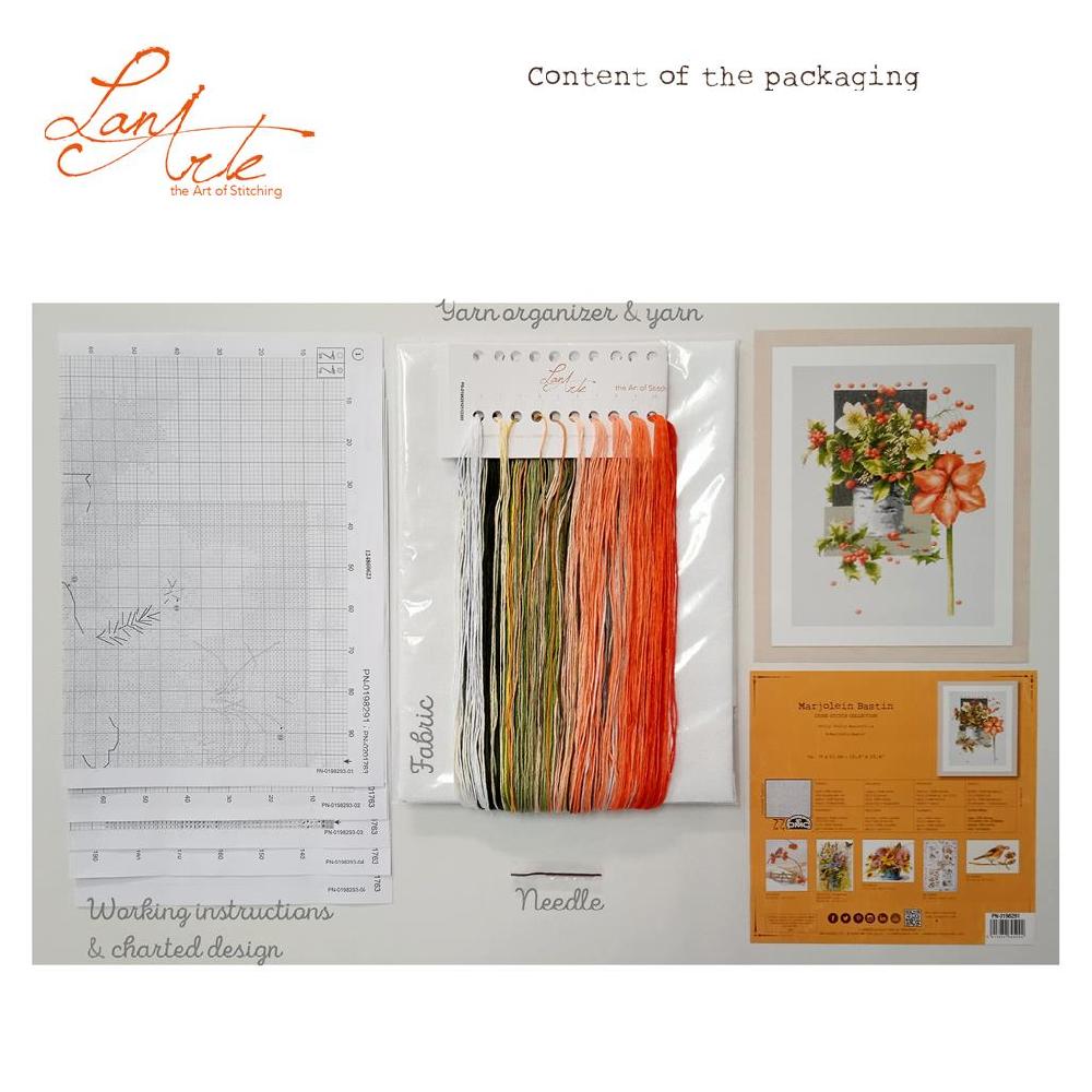 Lanarte Kit Au Point Compté Lys Et Grenouilles