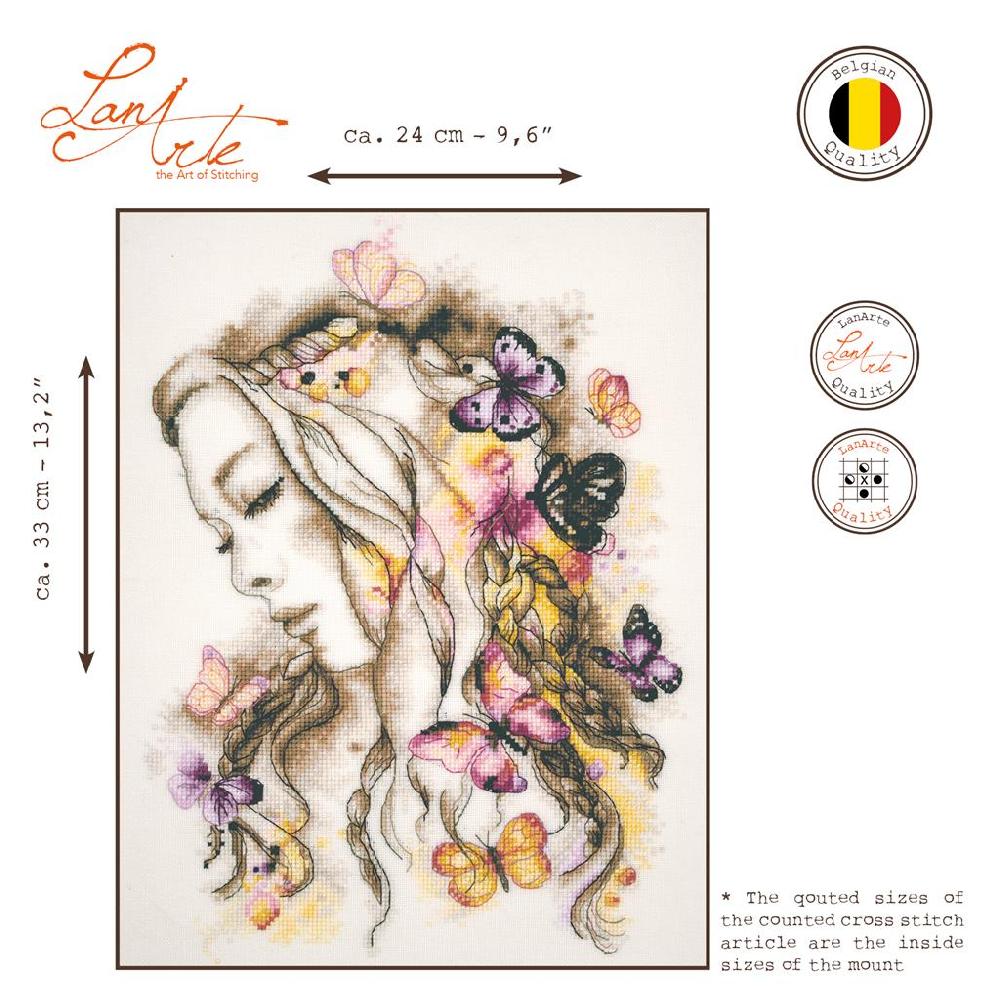 Lanarte Kit Au Point Compté Madame Butterfly