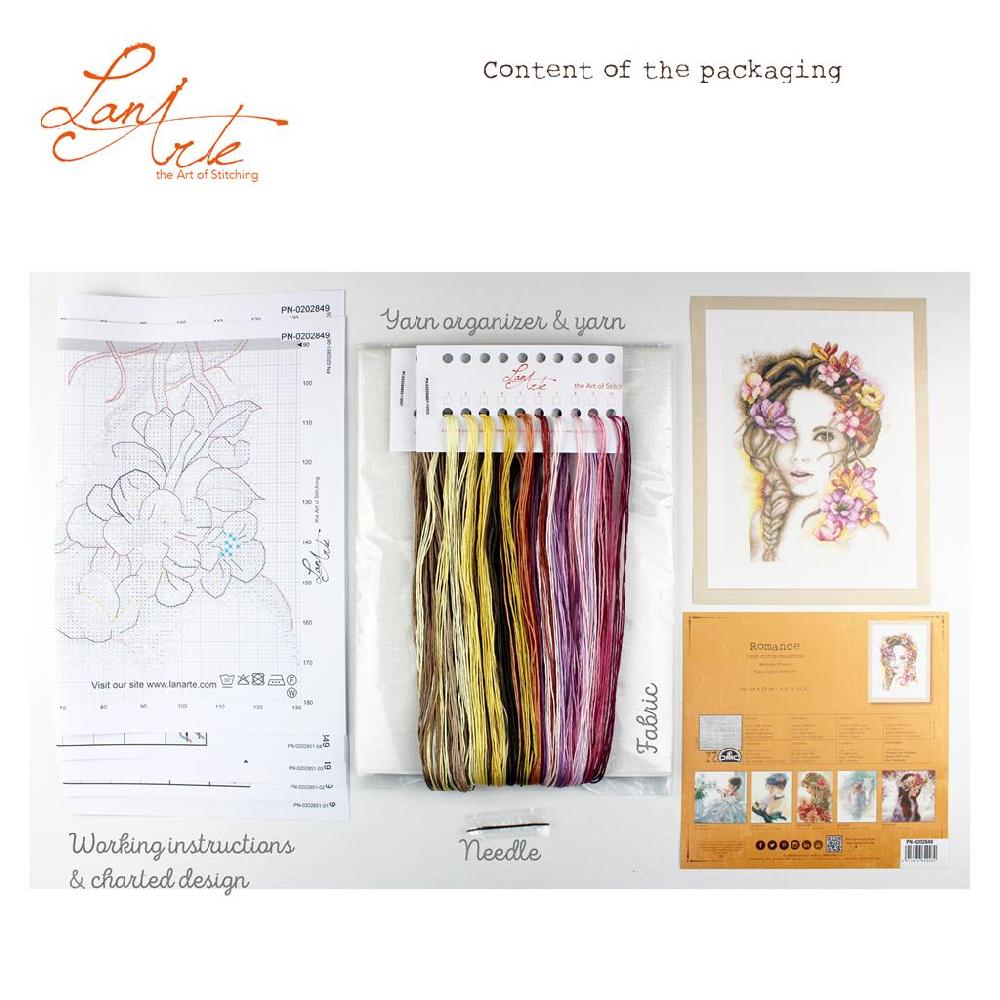 Lanarte Kit Au Point Compté Madame Fleur