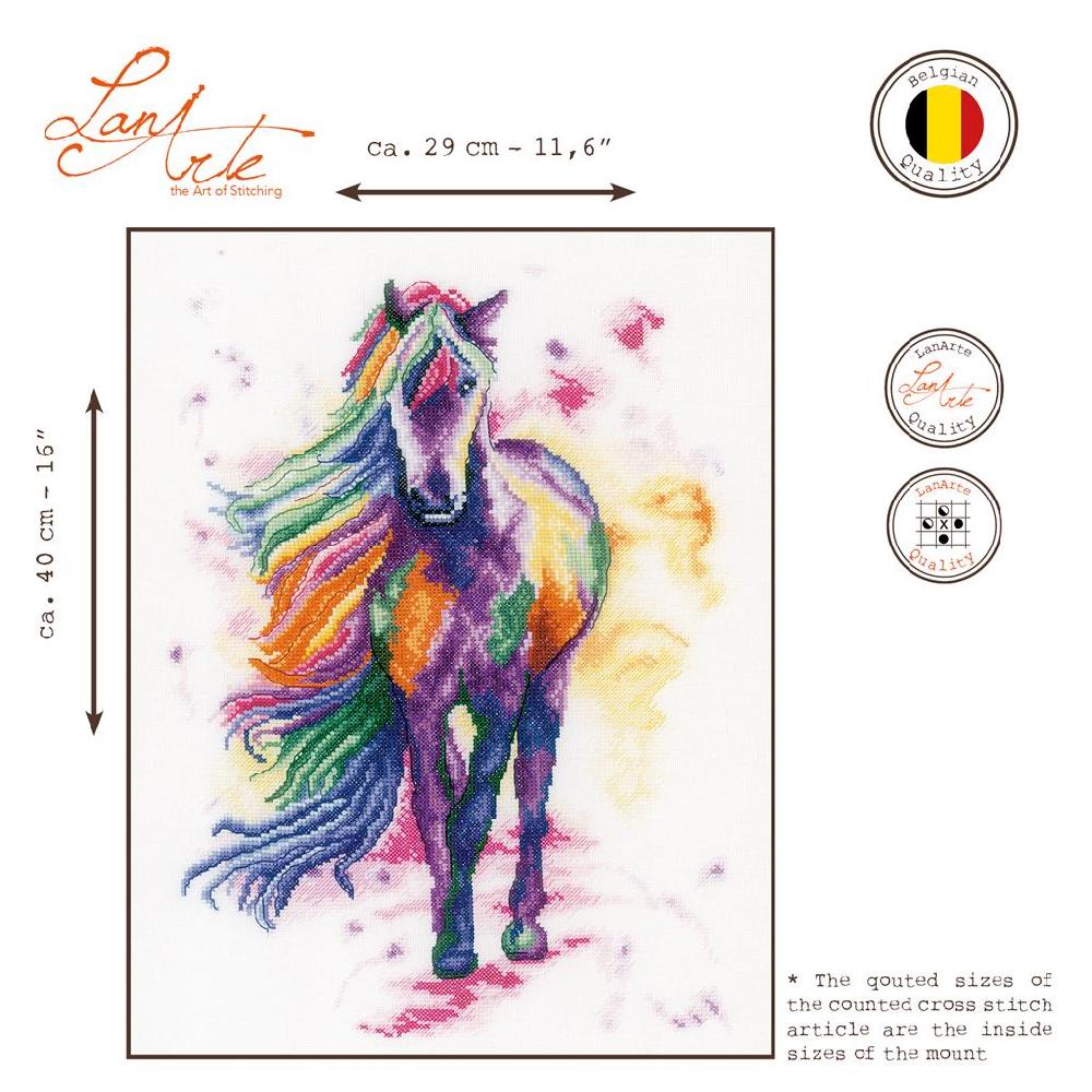 Lanarte Kit Au Point Compté Marcher Aux Couleurs
