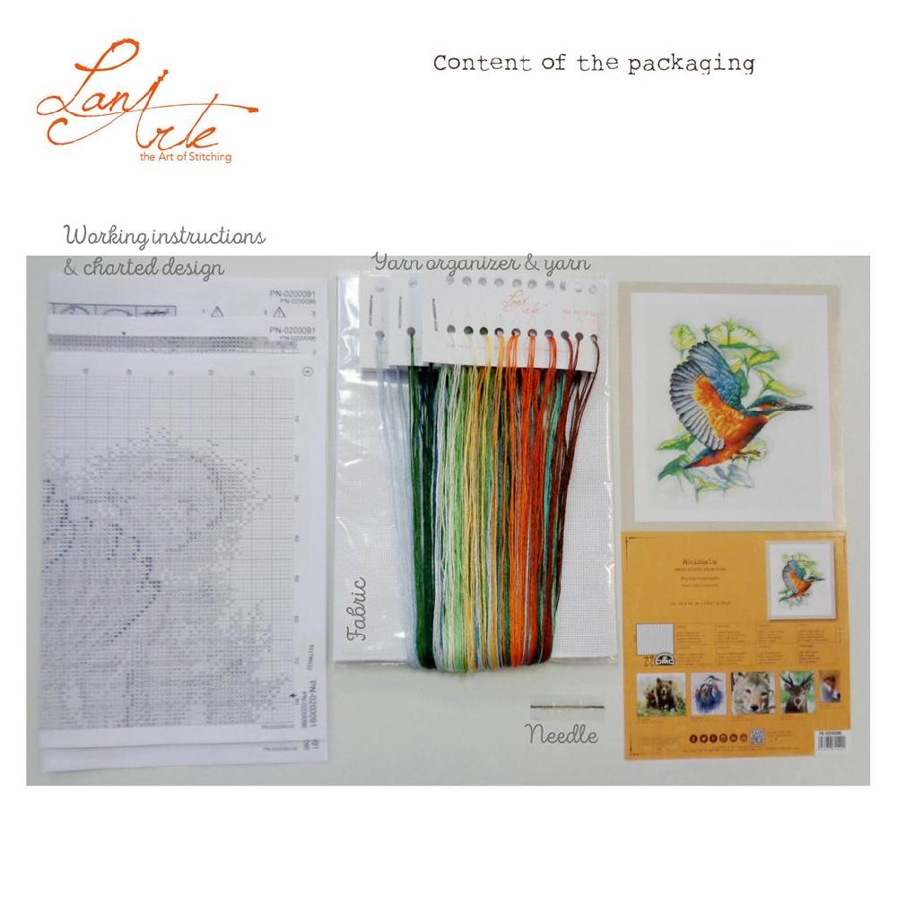 Lanarte Kit Au Point Compté Martin-pêcheur