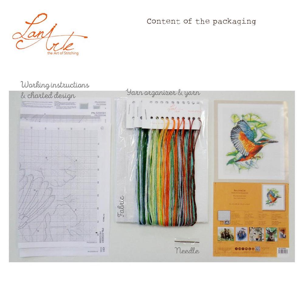 Lanarte Kit Au Point Compté Martin-pêcheur