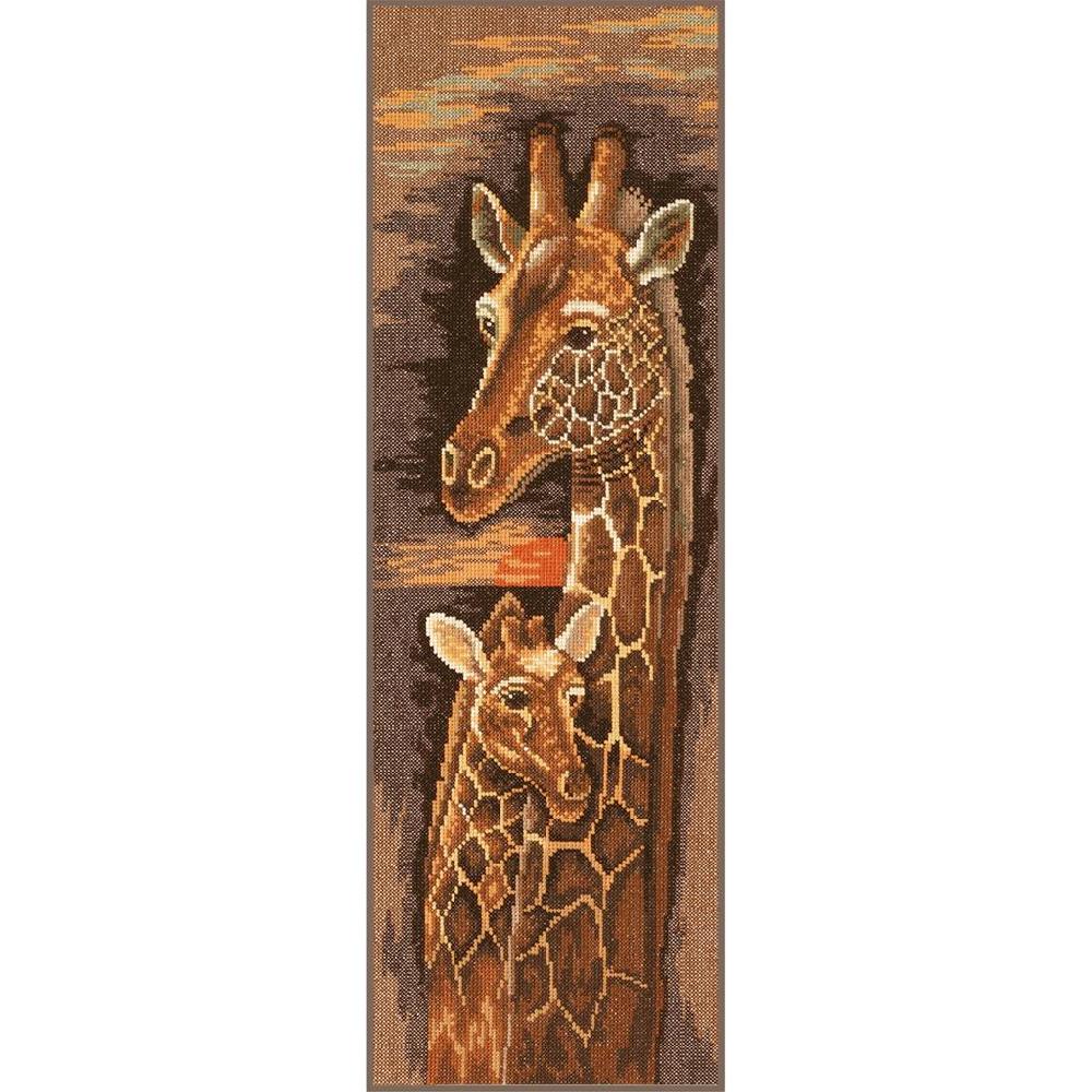 lanarte Kit au point compté Mère et bébé girafe