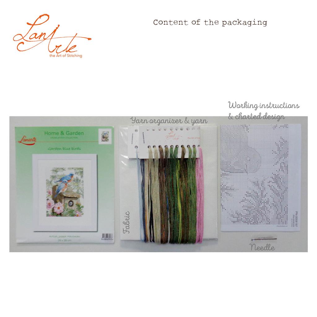 Lanarte Kit Au Point Compté Merlebleus