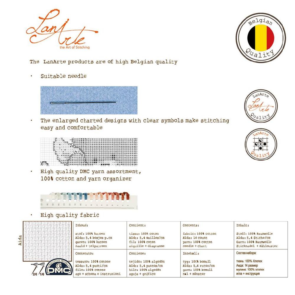 Lanarte Kit Au Point Compté Merlebleus