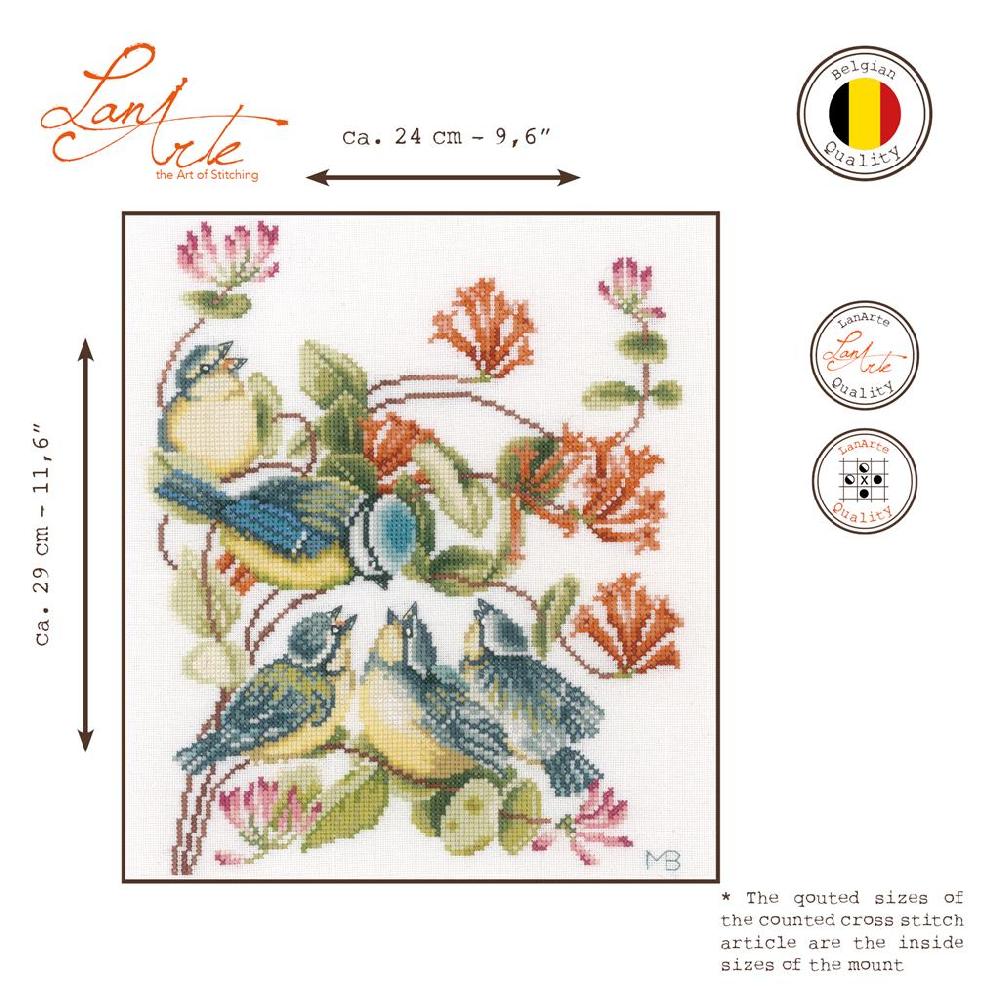 Lanarte Kit Au Point Compté Mésanges
