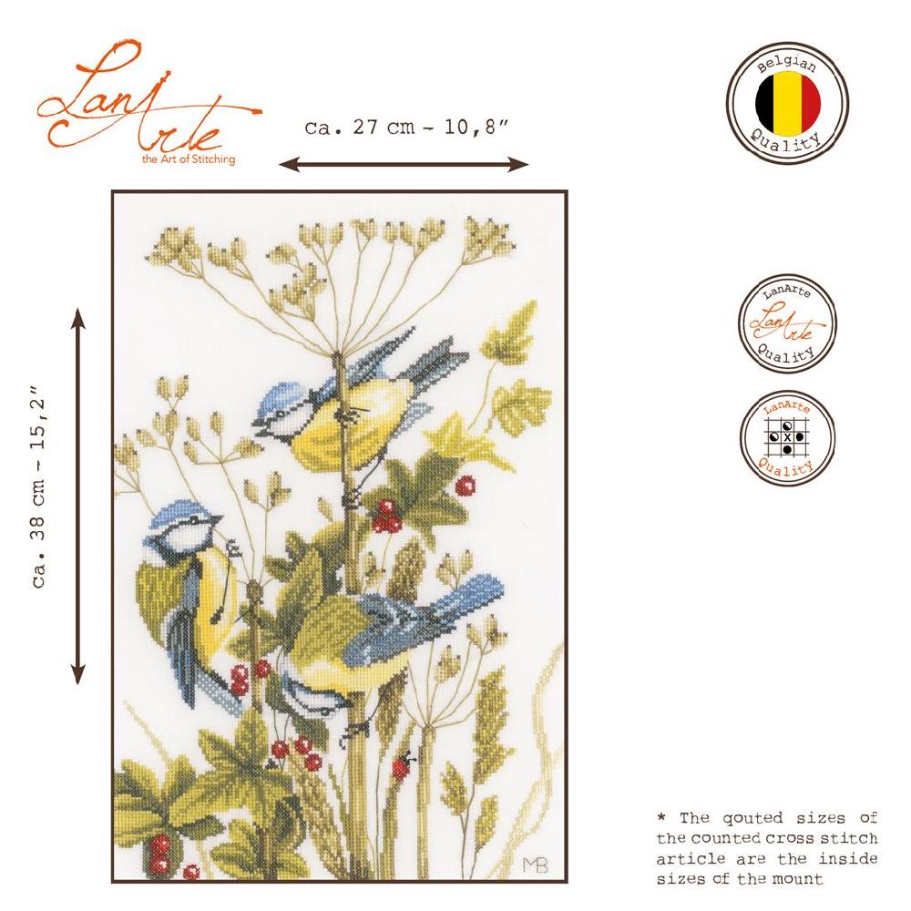 Lanarte Kit Au Point Compté Mésanges