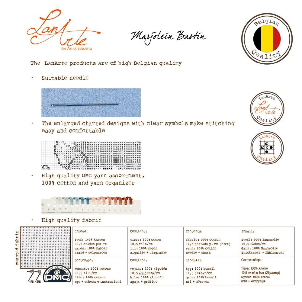 Lanarte Kit Au Point Compté Mésanges