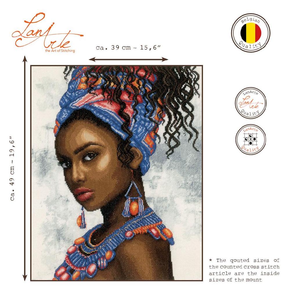 Lanarte Kit Au Point Compté Modèle De Foulard