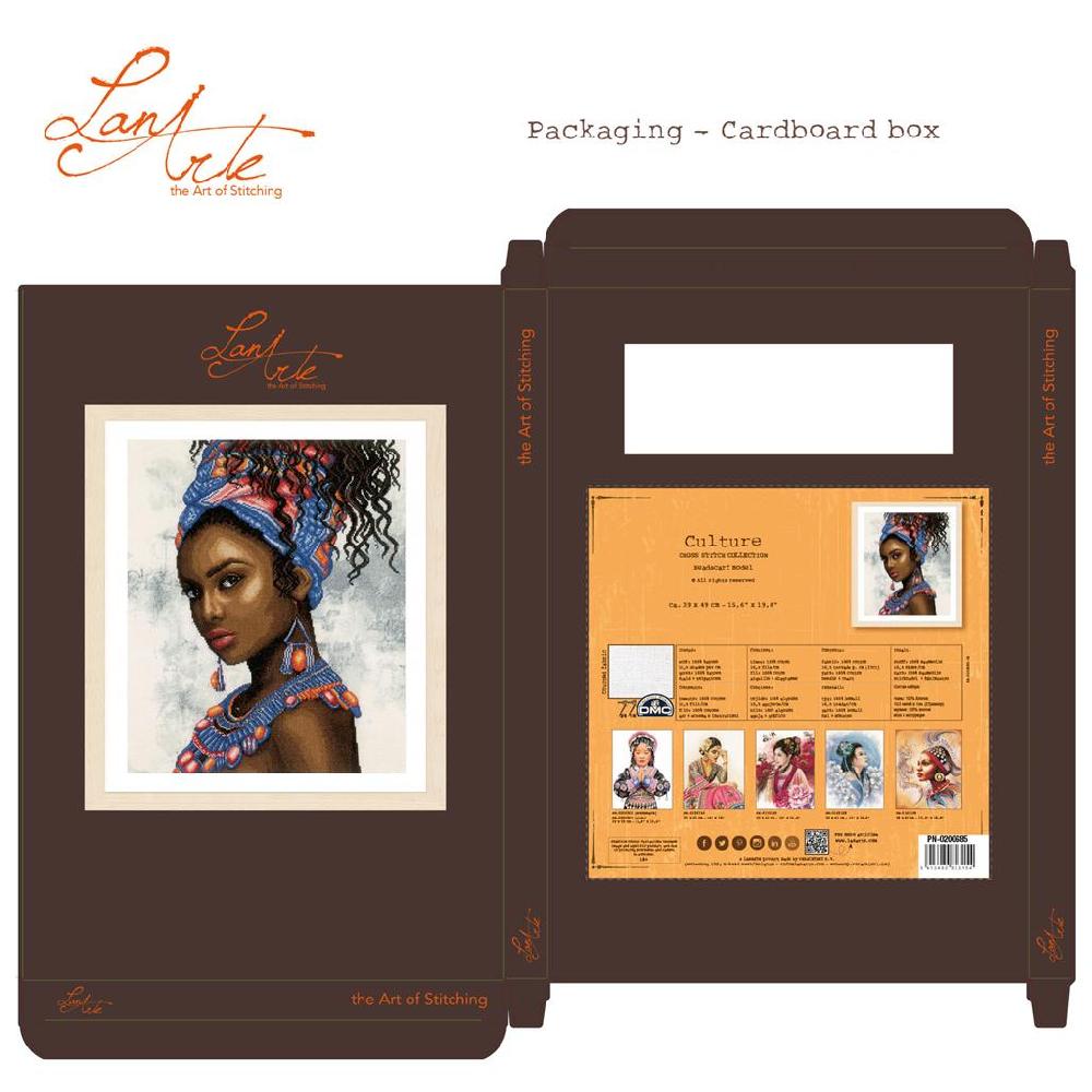 Lanarte Kit Au Point Compté Modèle De Foulard