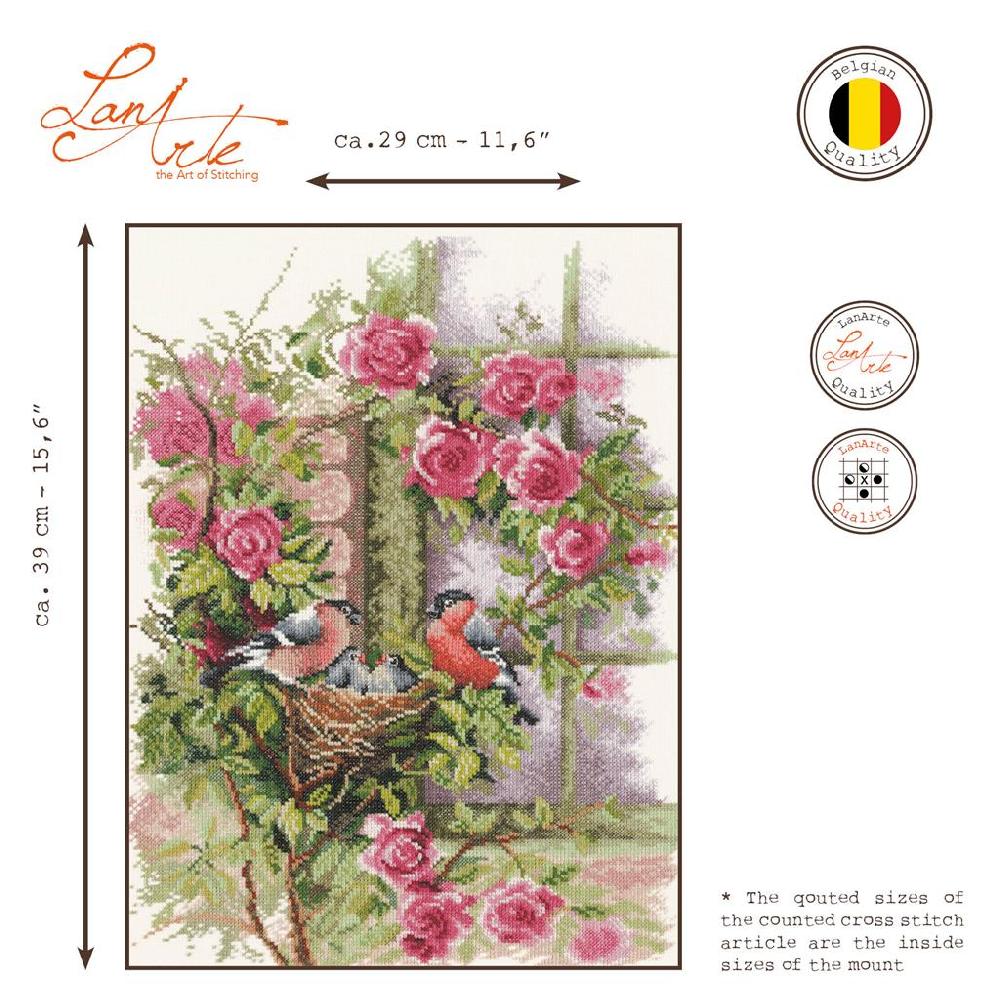 Lanarte Kit Au Point Compté Oiseaux Nicheurs