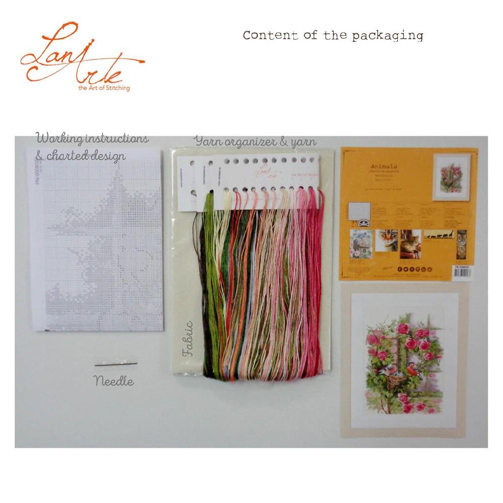 Lanarte Kit Au Point Compté Oiseaux Nicheurs