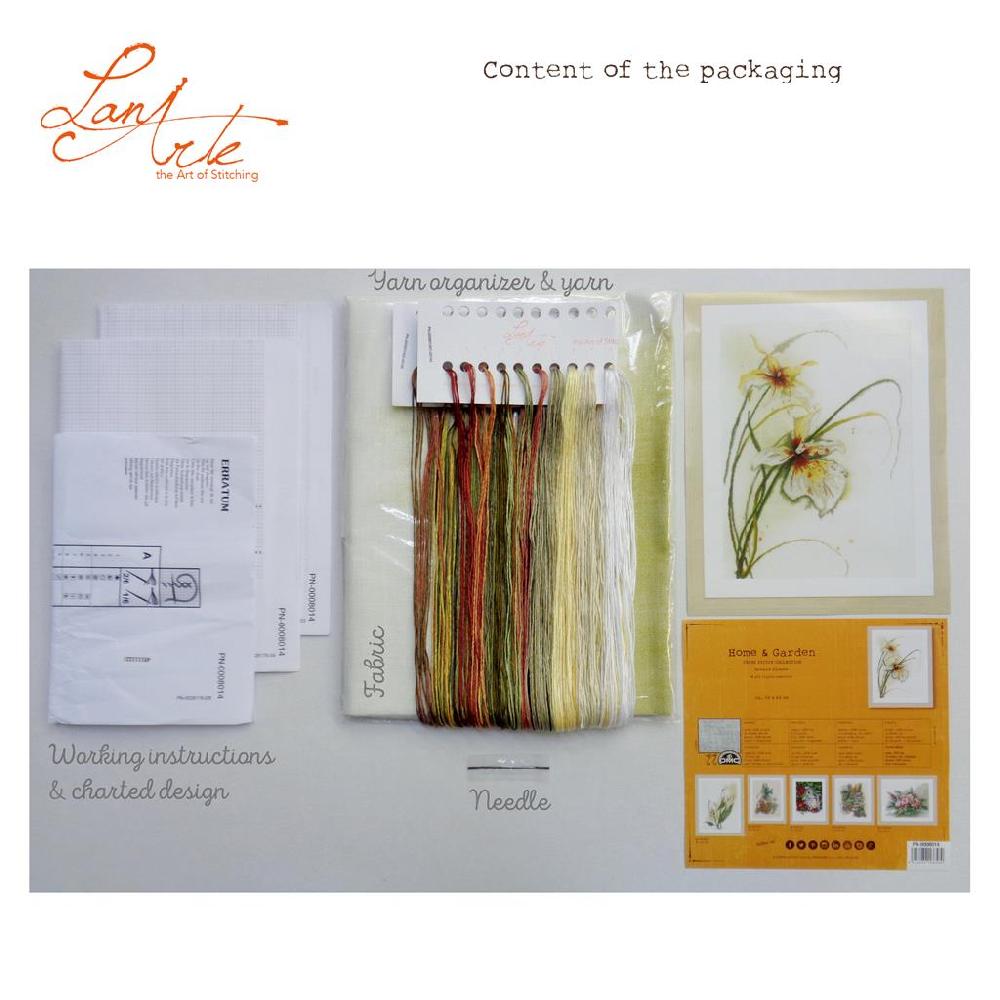 Lanarte Kit Au Point Compté Orchidée