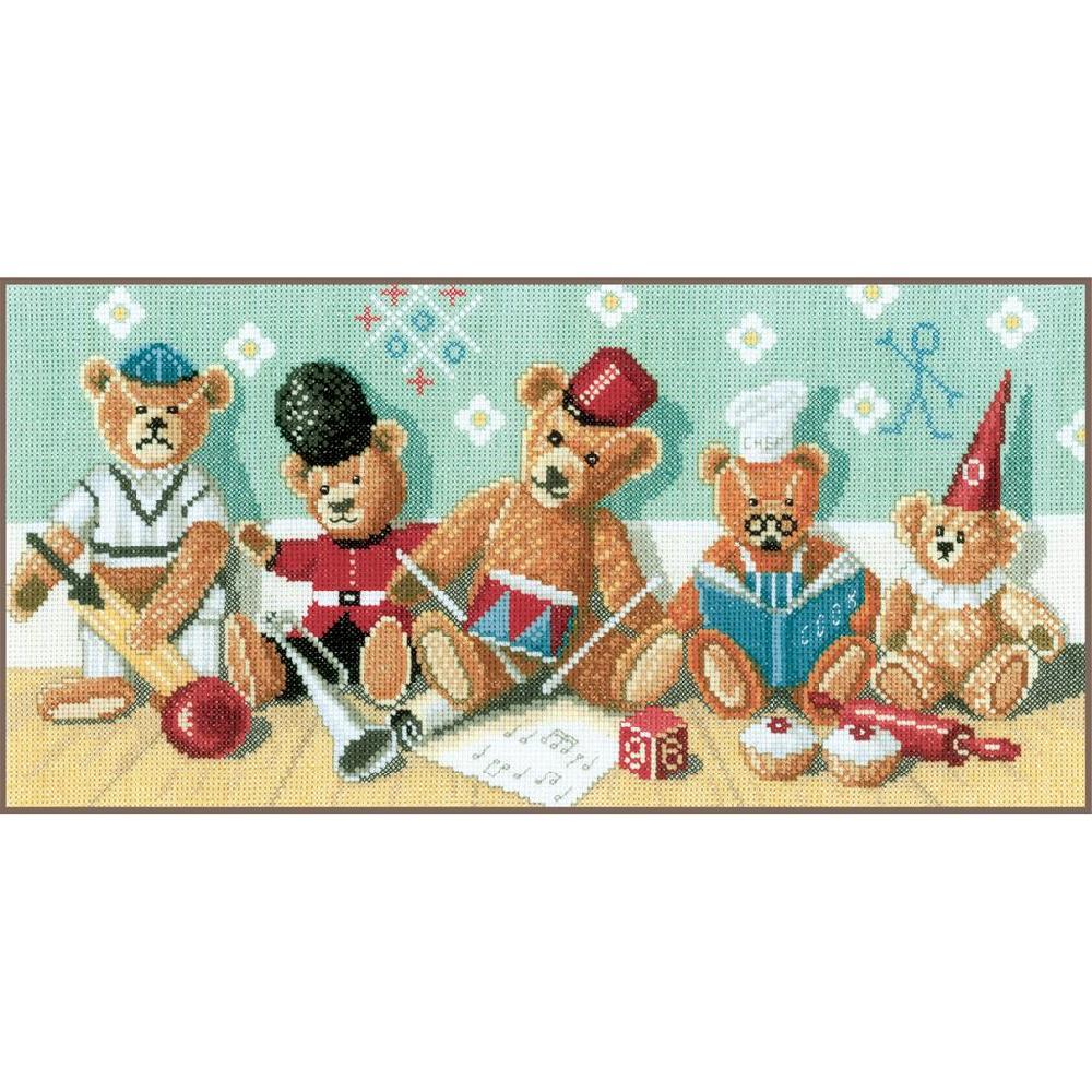 lanarte Kit au point compté Ours en peluche