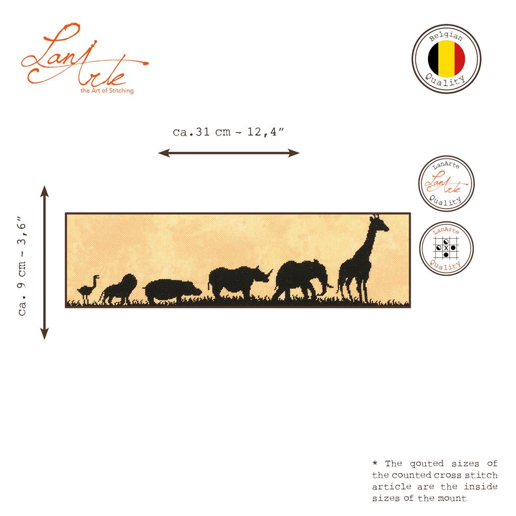 Lanarte Kit Au Point Compté Parade D'animaux