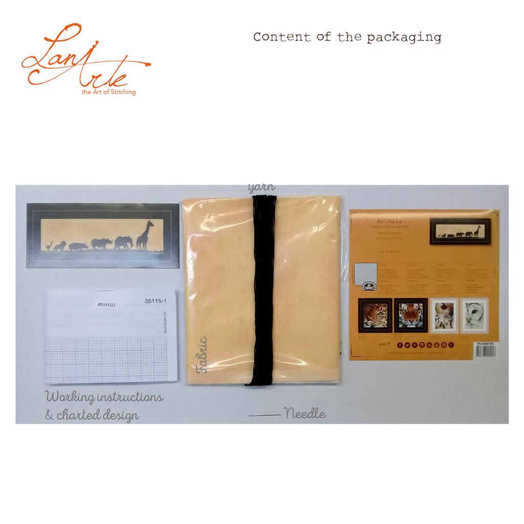 Lanarte Kit Au Point Compté Parade D'animaux