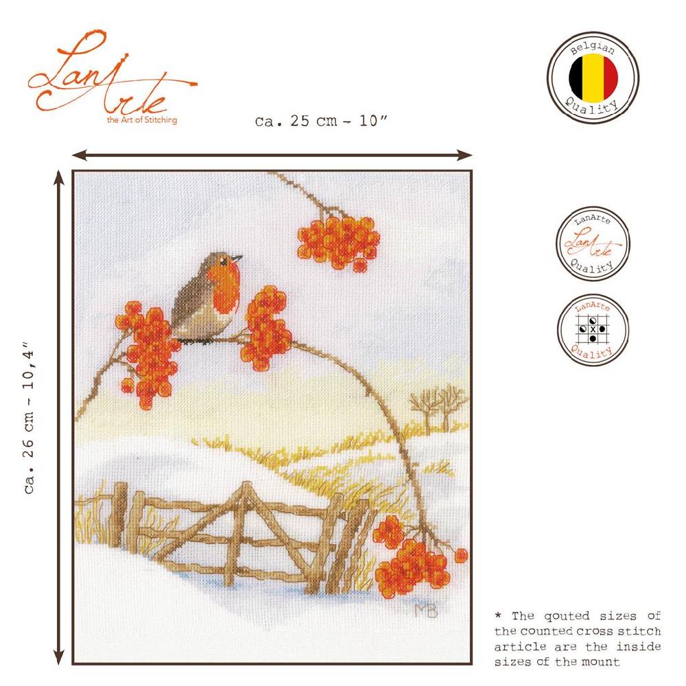 Lanarte Kit Au Point Compté Paysage D'hiver