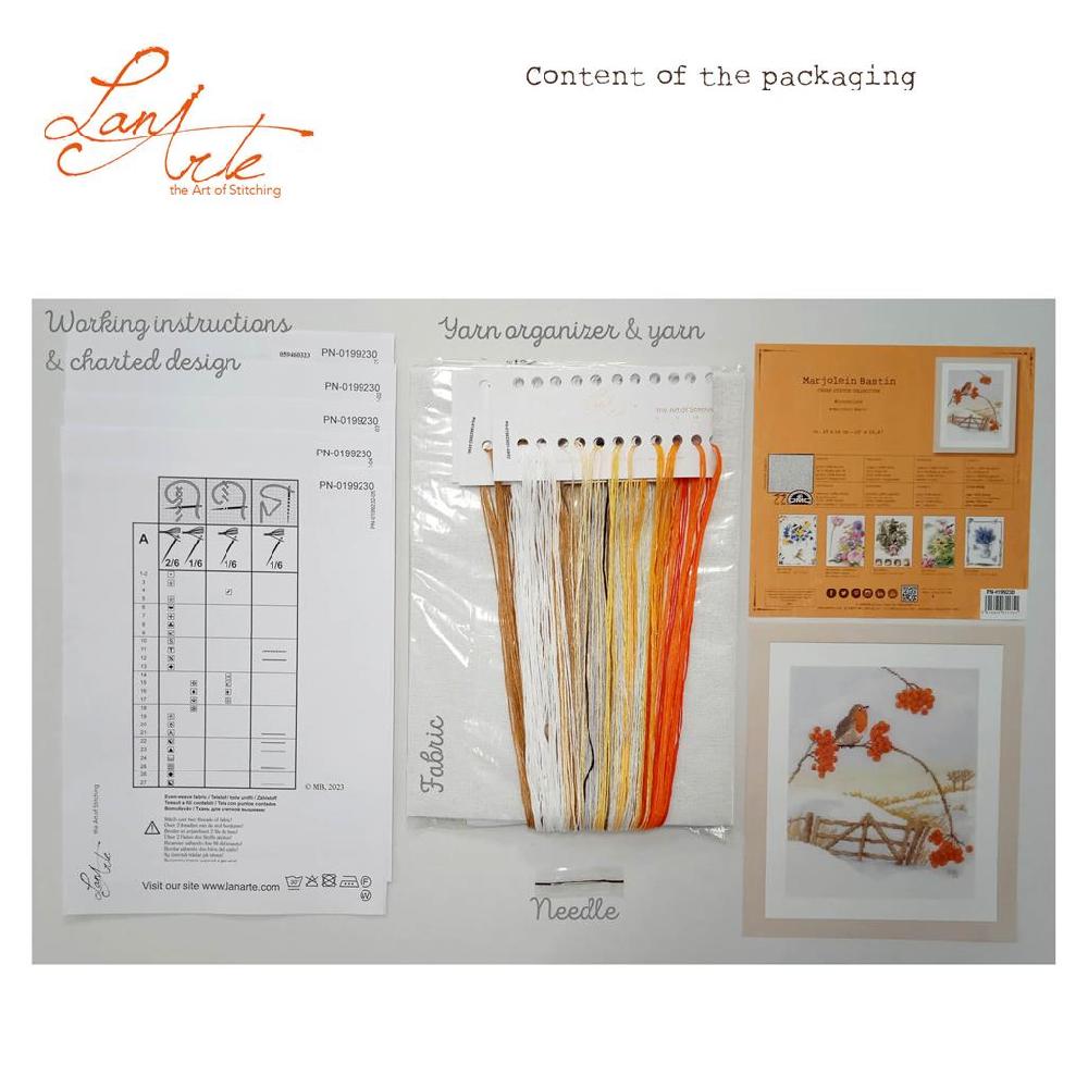 Lanarte Kit Au Point Compté Paysage D'hiver