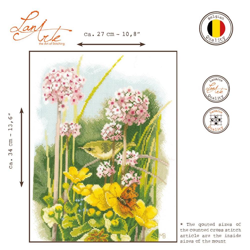 Lanarte Kit Au Point Compté Petit Oiseau