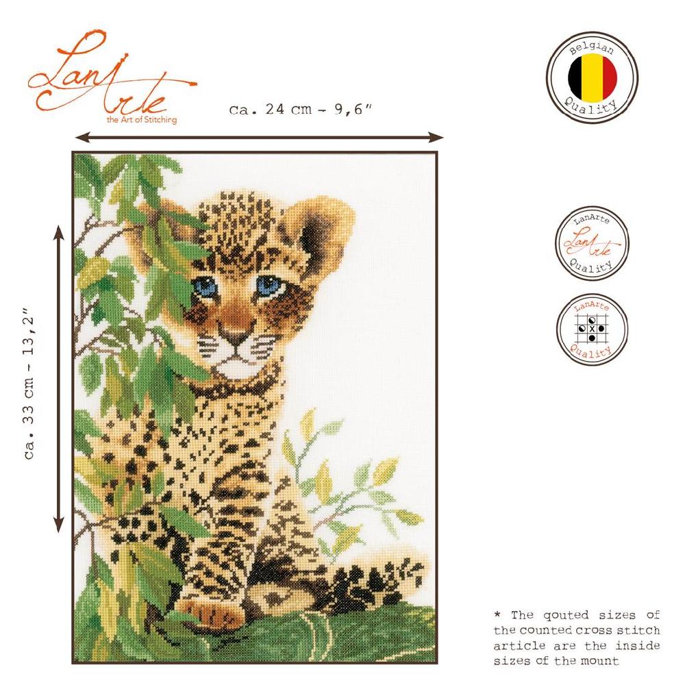 Lanarte Kit Au Point Compté Petit Panthère