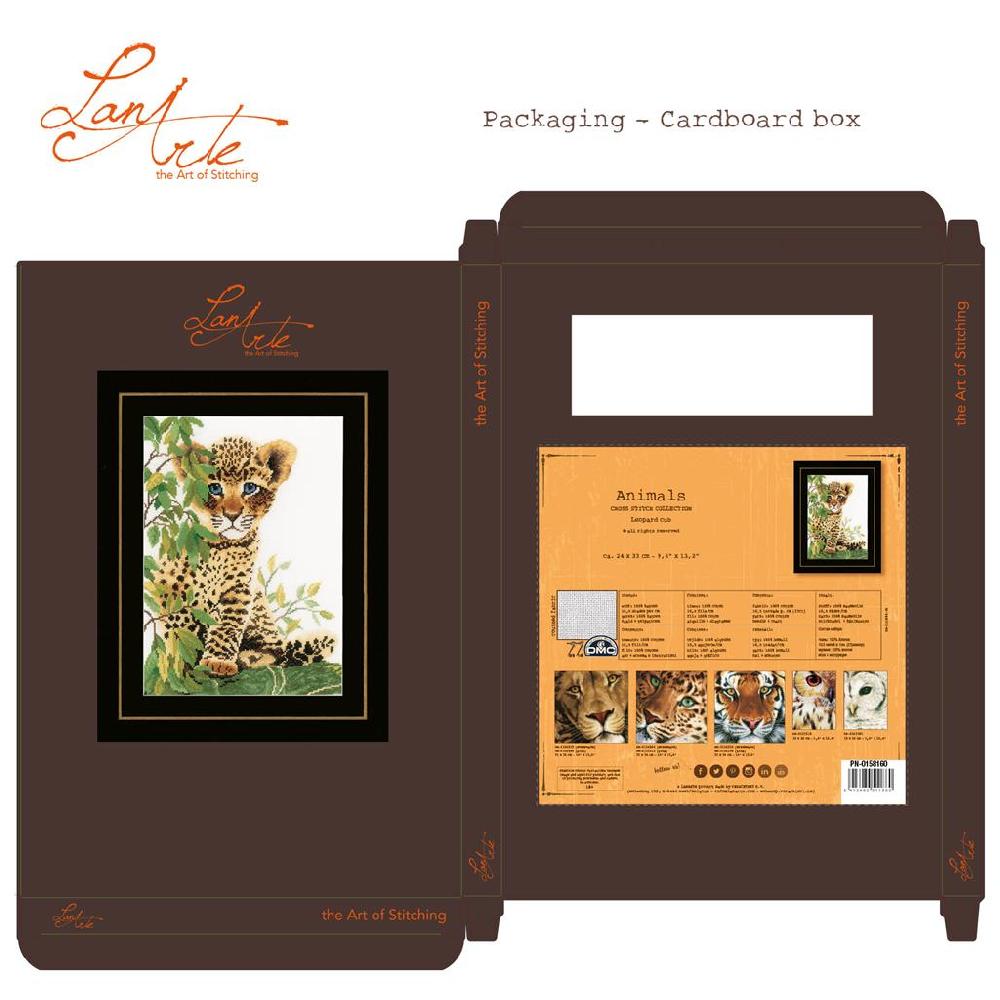 Lanarte Kit Au Point Compté Petit Panthère