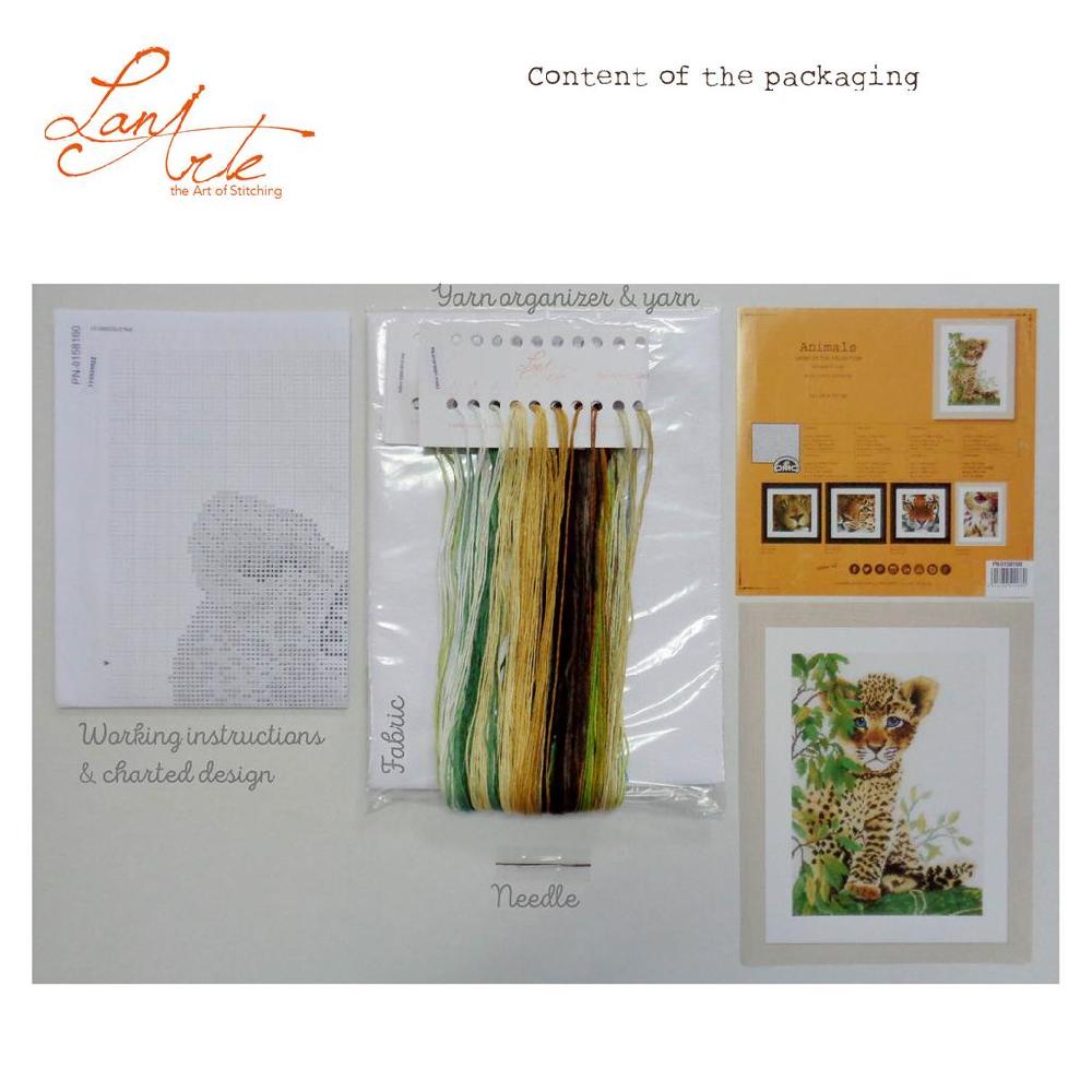 Lanarte Kit Au Point Compté Petit Panthère