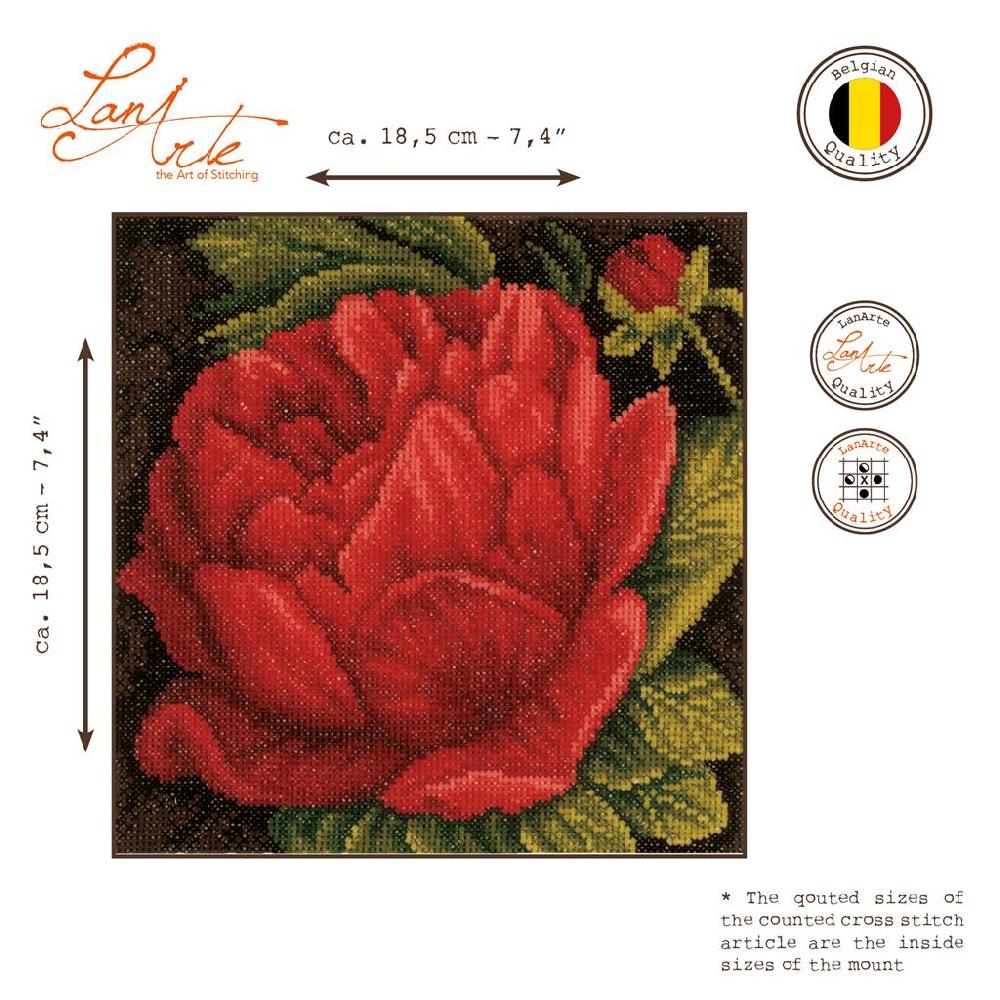 Lanarte Kit Au Point Compté Pivoine