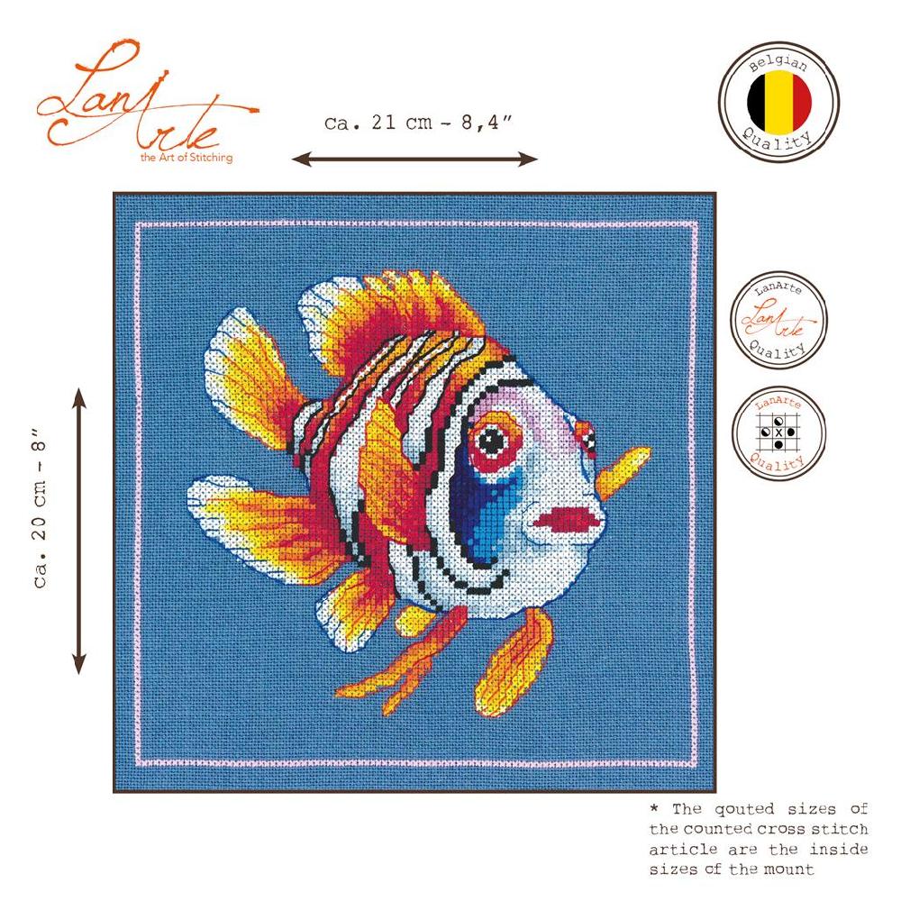 Lanarte Kit Au Point Compté Poisson Némo Joyeux