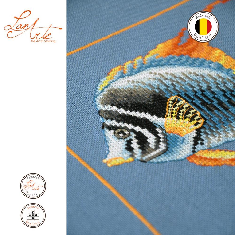Lanarte Kit Au Point Compté Poisson Zèbre De Feu