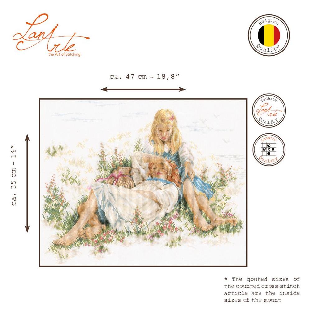 Lanarte Kit Au Point Compté Rêver Dans L'herbe
