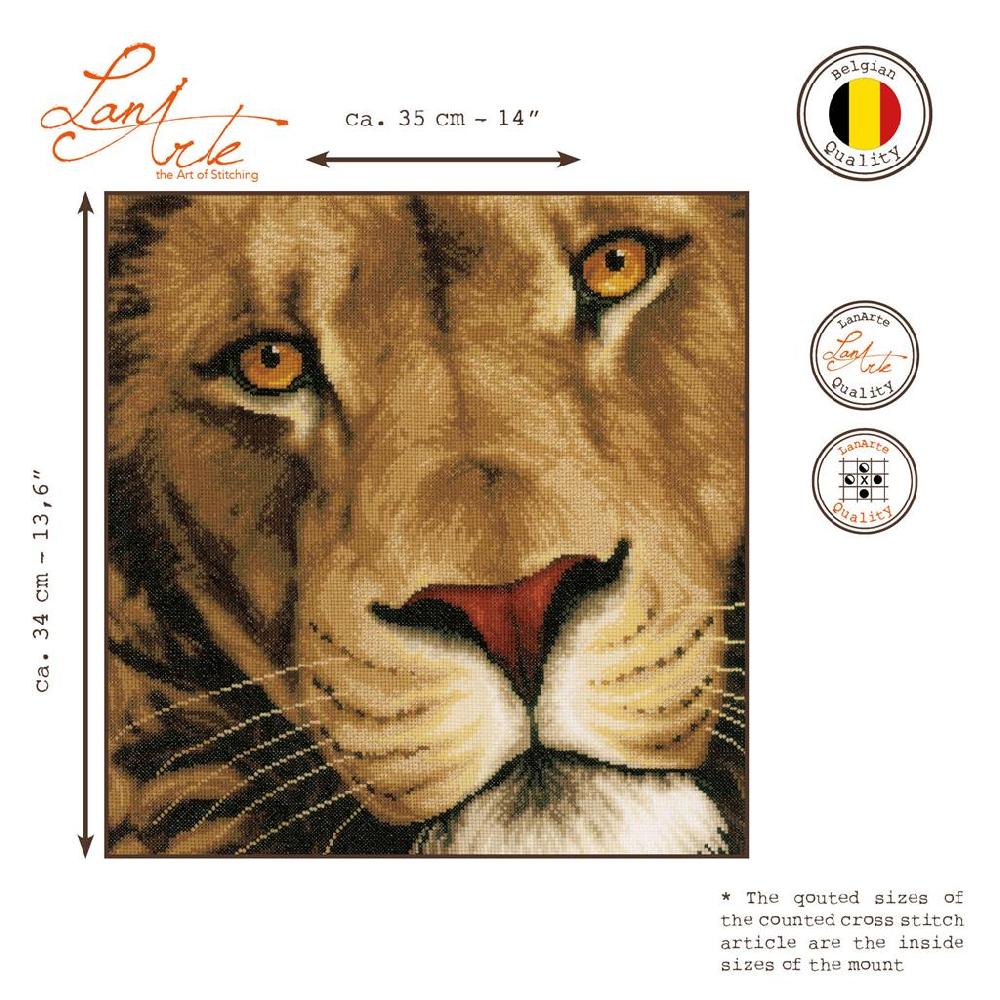 Lanarte Kit Au Point Compté Roi Des Animaux