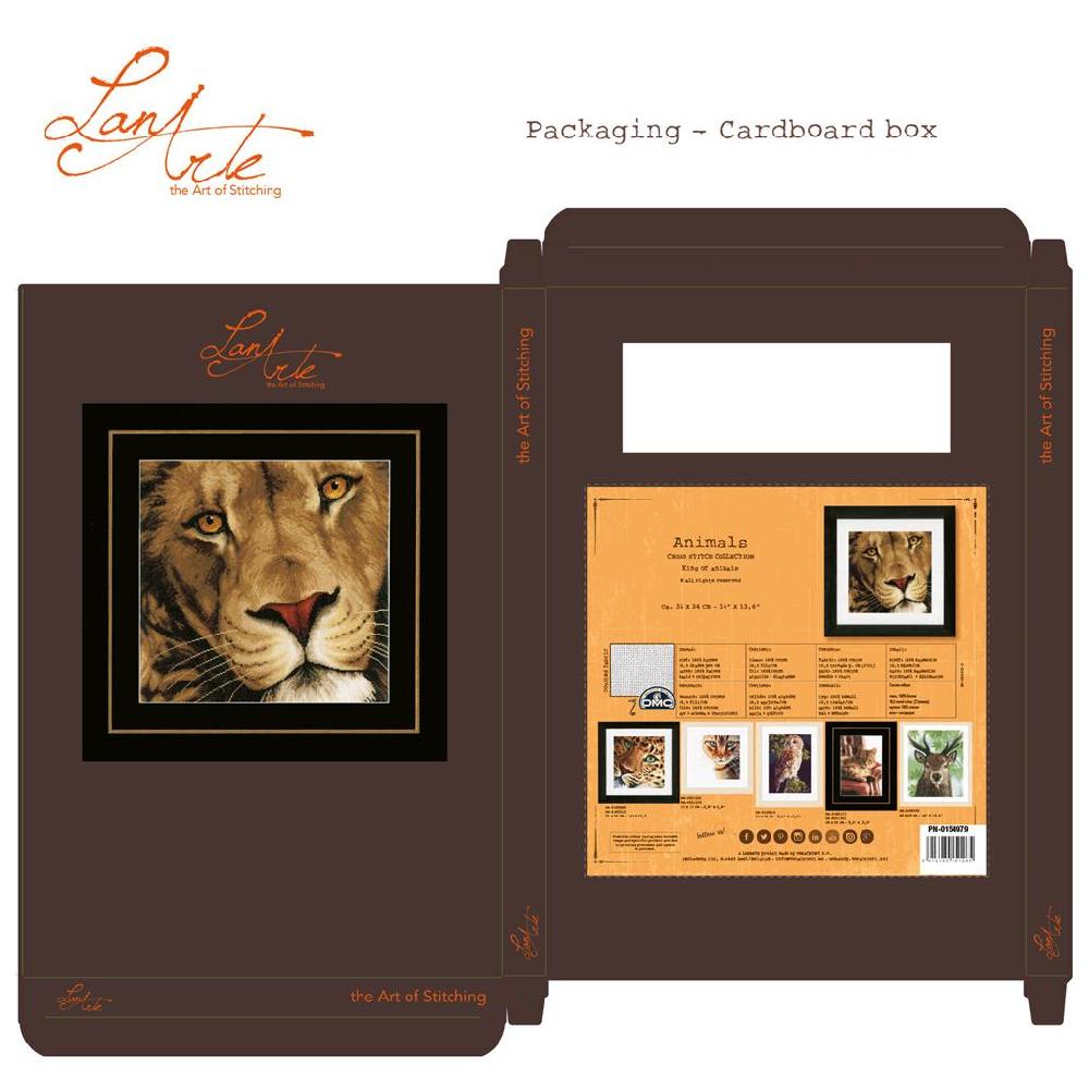Lanarte Kit Au Point Compté Roi Des Animaux