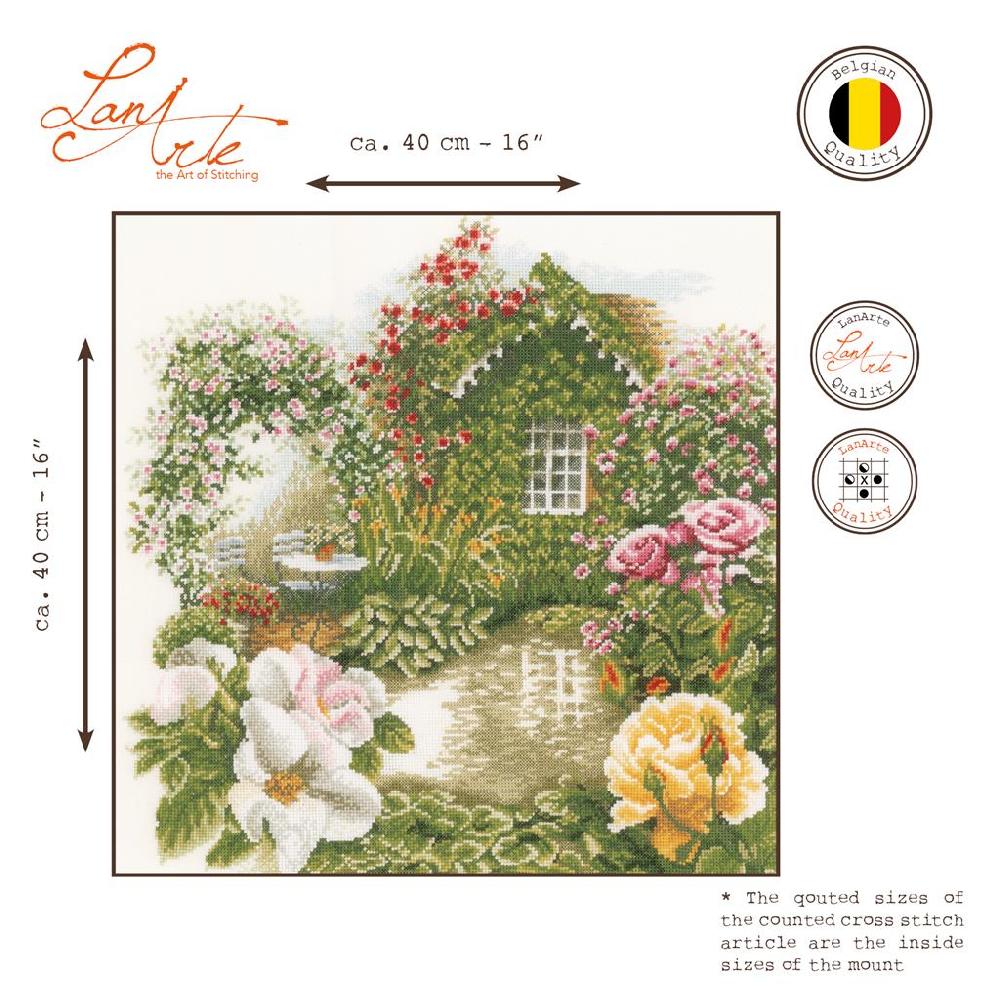 Lanarte Kit Au Point Compté Roseraie