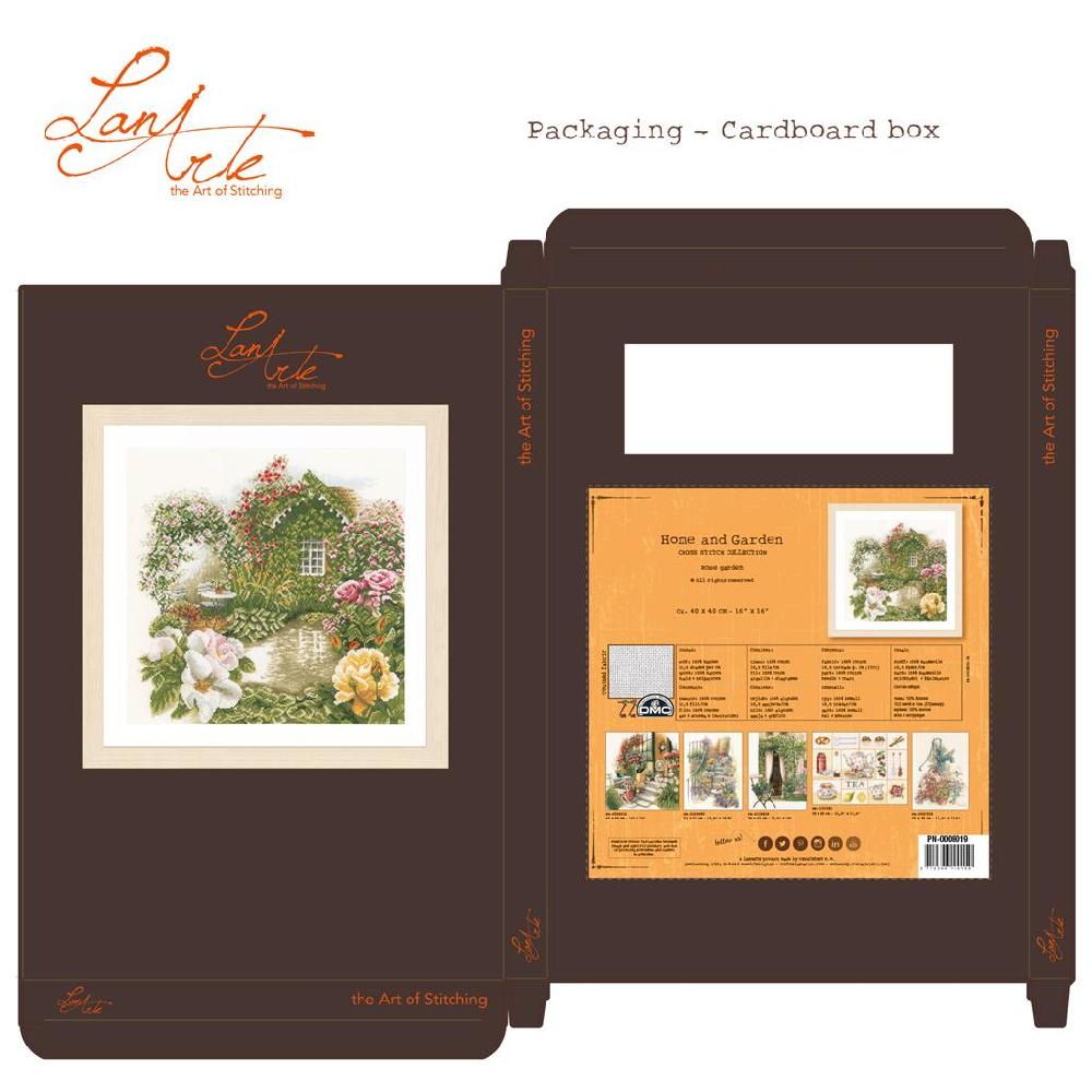 Lanarte Kit Au Point Compté Roseraie