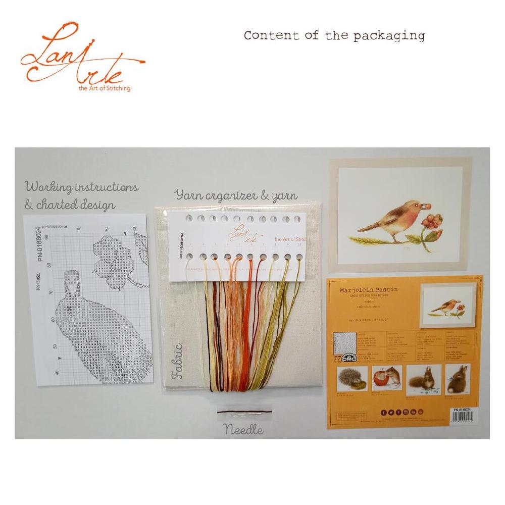 Lanarte Kit Au Point Compté Rouge-gorge