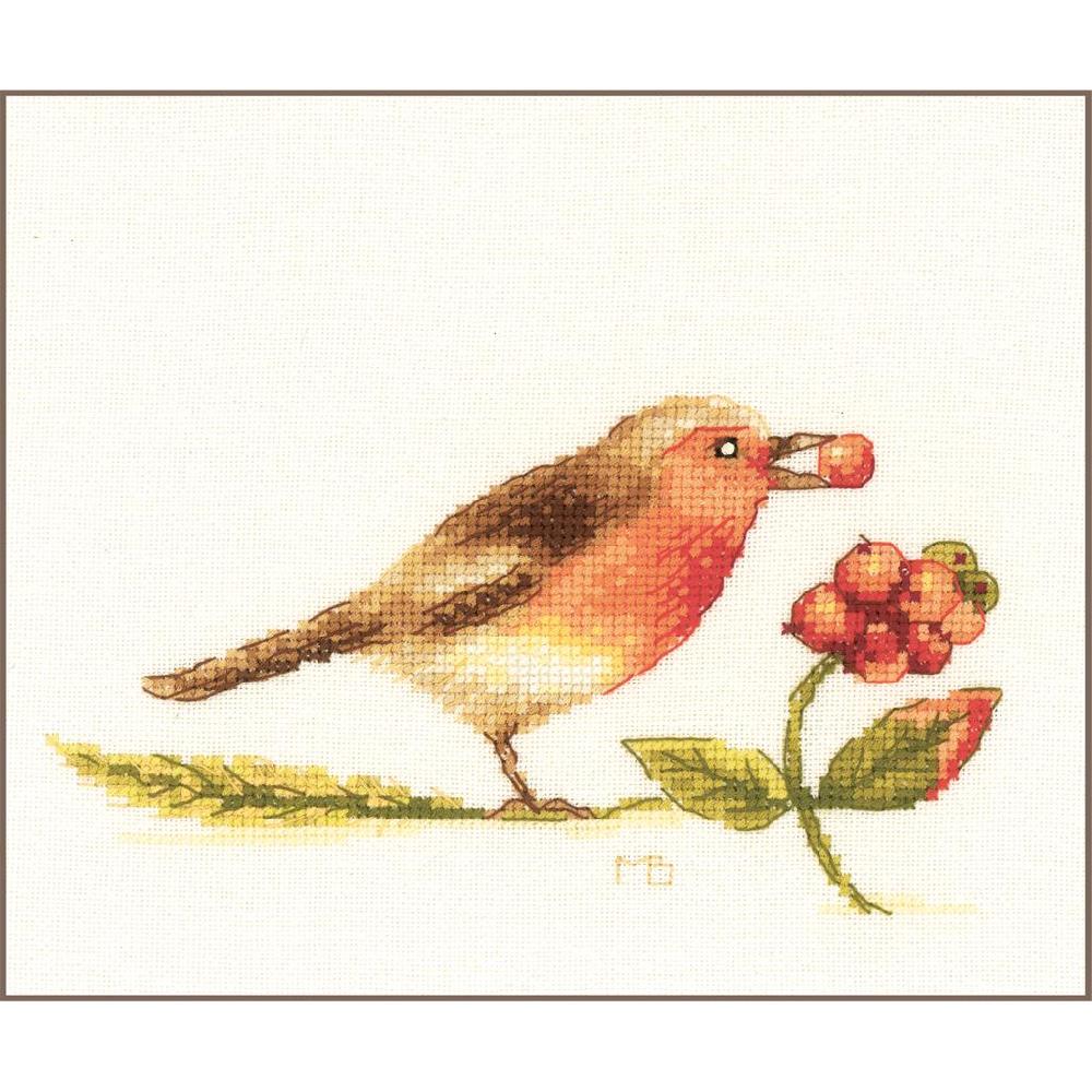 lanarte Kit au point compté Rouge-gorge