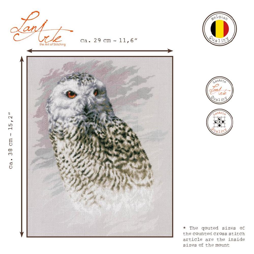 Lanarte Kit Au Point Compté Snowy Owl
